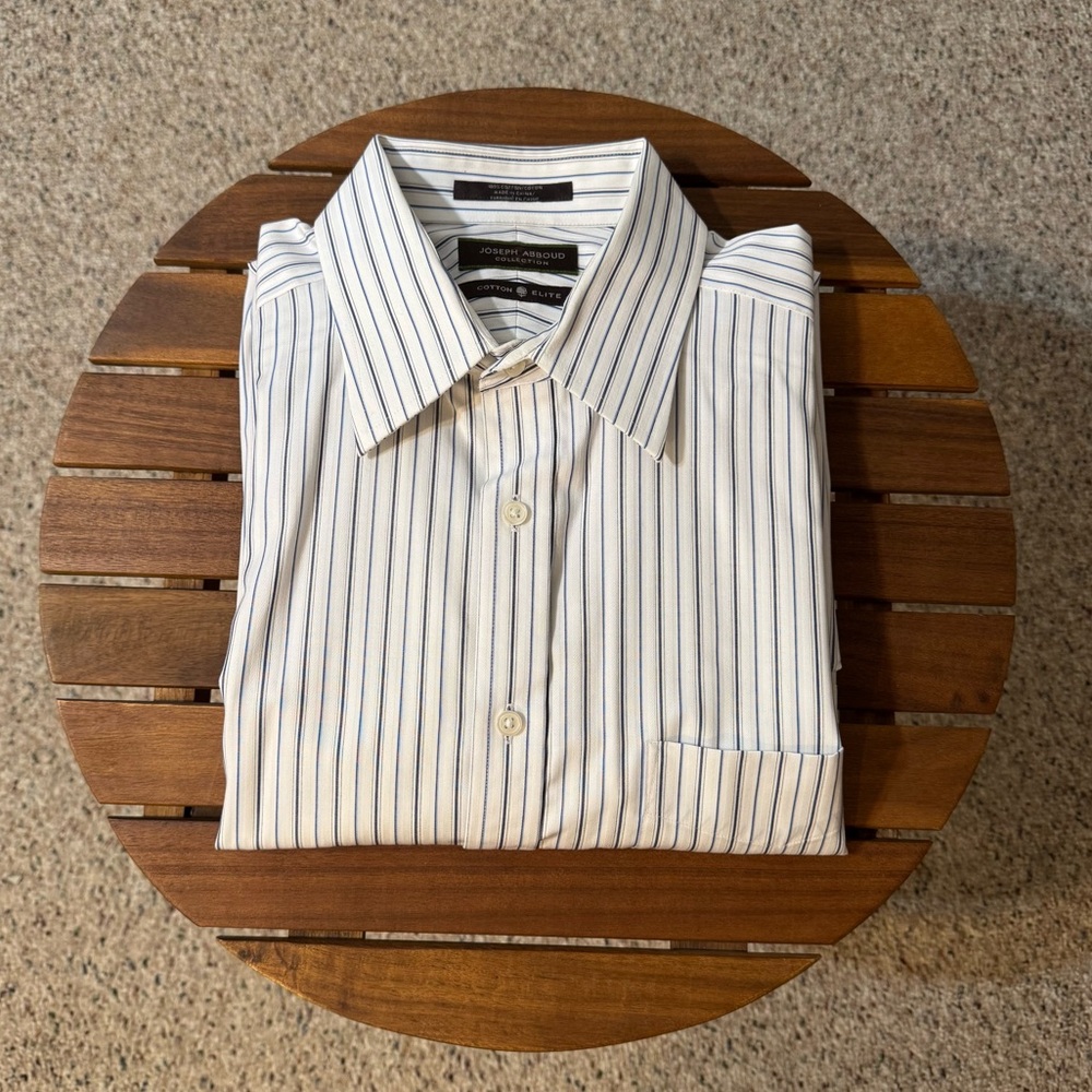 Joseph Abboud Men's Dress Shirt / Cotton Elite/ Size:16-34/35